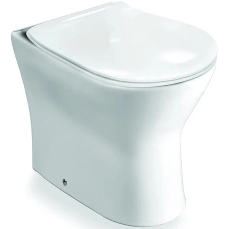 унитаз напольный roca leon 342649000 без бачка, белый