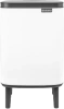 мусорное ведро brabantia bo hi 227165 7 л, белое