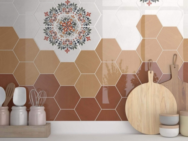 Керамическая плитка Kerama Marazzi Макарена белый 24012 настенная 20х23,1 см