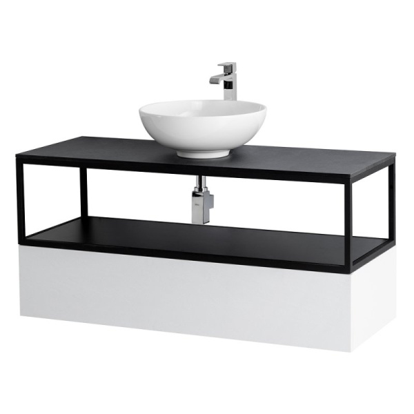 тумба cezares cadro 120 cadro-120-1c-so-bg-blum подвесная bianco ghiaccio