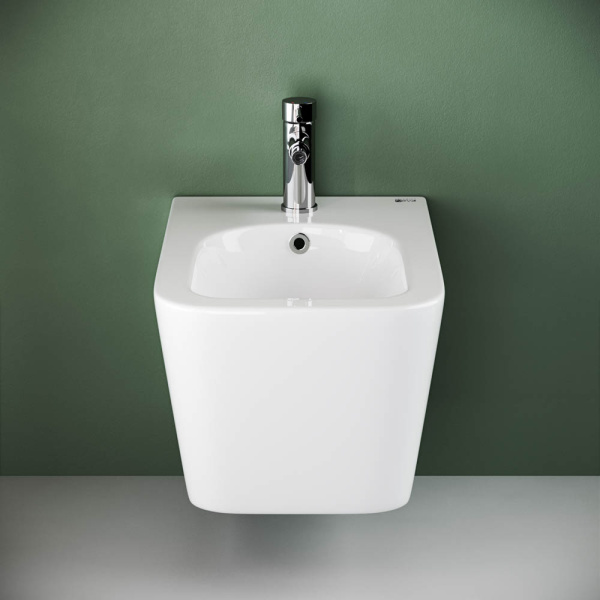 биде ceramicanova metric cn3008 подвесное, белое