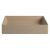 раковина накладная 55 см artceram scalino scl002 22 00, цвет cream (бежевый)