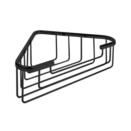 Угловая металлическая полочка Colombo Design Basic B2733.NM, чёрный матовый