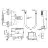 смеситель для ванны jaquar solo sol-chr-6119shk