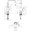 смеситель для раковины с донным клапаном hansgrohe metropol 32511140