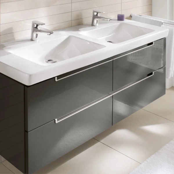 раковина 130x47 см villeroy & boch subway 2.0 7175d001