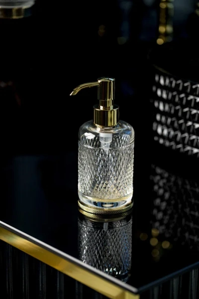 Дозатор для мыла Boheme Aura 10250-G настольный, золотой