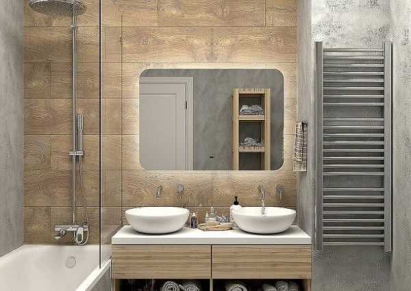 зеркало 100х70 см art&max ravenna am-rav-1000-700-ds-f