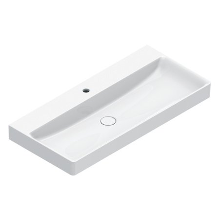 Раковина Catalano Green 100x47см, с 2 отв., белый глянцевый