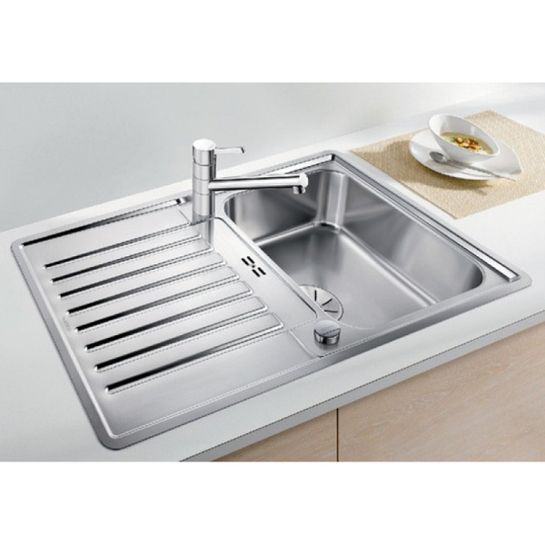 кухонная мойка blanco classic pro 45 s-if infino зеркальная полированная сталь 523661