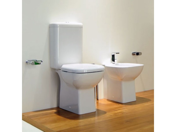 Унитаз-компакт моноблок Flaminia Sprint SR116, под бачок SR39, выпуск в пол, белый.