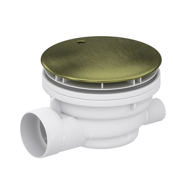 сифон для поддона rgw velplex qyd-01-br бронза 90 мм