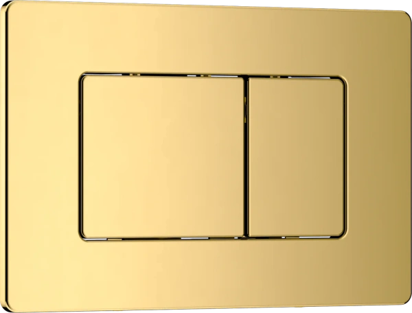 клавиша для инсталляции grossman classic 700.k31.04.30m.30m для унитаза, нержавеющая сталь, золото глянцевое