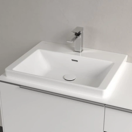раковина 60x47 см villeroy & boch subway 3.0 4a706g01