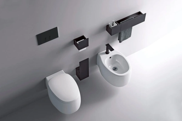 кнопка для инсталляции agape sen asen0968n для унитаза, металлическая, для бачков geberit up320/720, черный анодированный