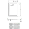 душевой поддон 100×80 см radaway doros f compact stone anthracite sdrfp1080-05-64s