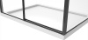 душевой уголок black&white stellar wind s898-1200х900 профиль черный стекло матовое