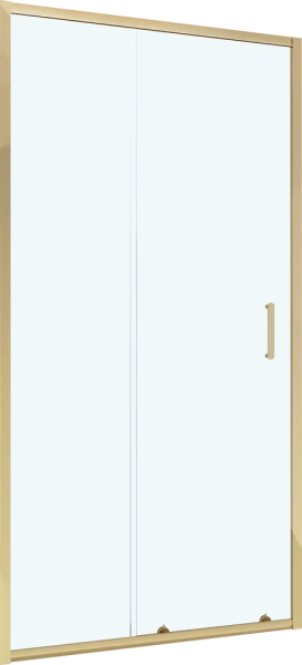 душевая дверь niagara nova 120 ng-42-12ag профиль золото, стекло прозрачное