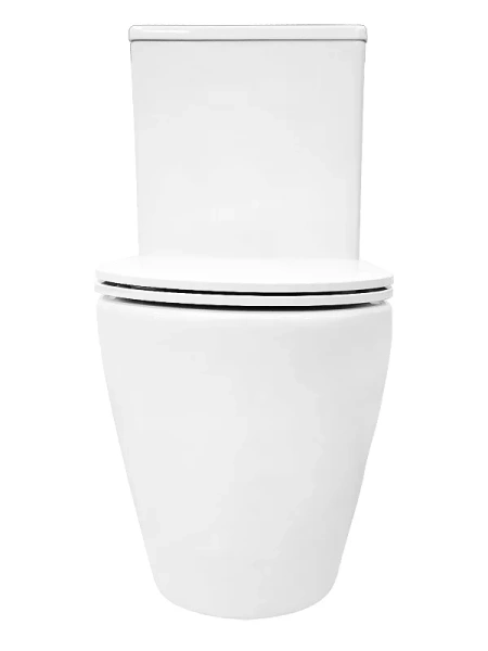 унитаз компакт azario verona az-8301 напольный, безободковый, слив "торнадо", с бачком и сиденьем микролифт, 66х36х80 см, белый