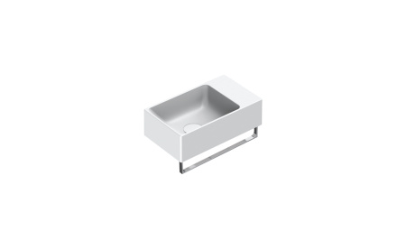 раковина catalano premium 0220410021 40x23 белый матовый