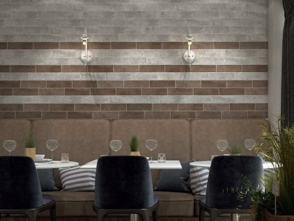 Керамическая плитка Kerama Marazzi Маттоне коричневый 2908 настенная 8,5х28,5 см