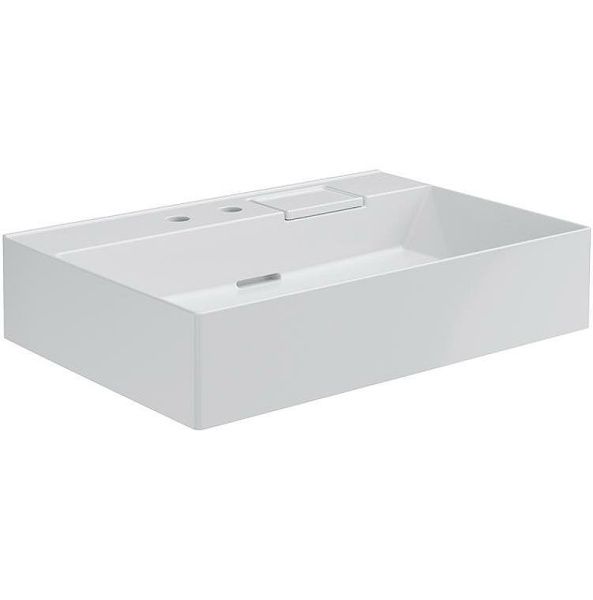 раковина kerama marazzi logica 70 lo.wb.70.2 белая глянцевая