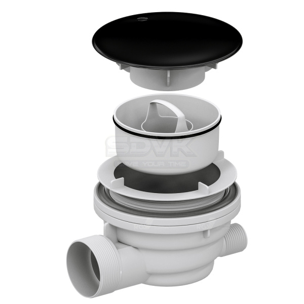 сифон для душевого поддона rgw velplex qyd-01 18241101-04 черный