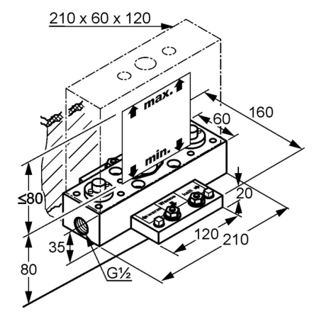 внутренняя часть kludi new waves 767700000 смесителя для ванны