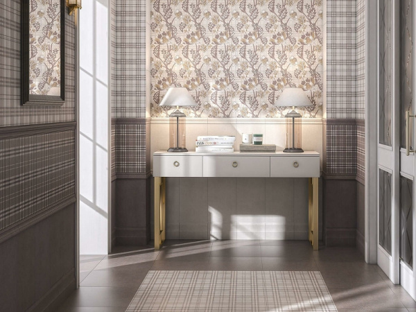Керамическая плитка Kerama Marazzi Трокадеро коричневый 6344 настенная 25х40 см