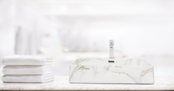 раковина в ванную накладная weltwasser elbach 2173 m845 60 см, 10000004543 мрамор