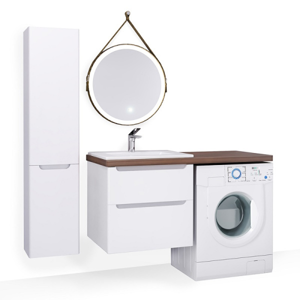 тумба под раковину jorno wood wood.k2.120/p/w белый