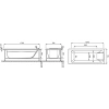 акриловая ванна jacob delafon sofa, 170х70 см, e60518ru-00 (gm)