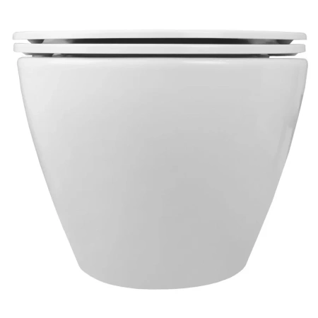 унитаз azario grado az-0046 sp подвесной, безободковый, с сиденьем микролифт, 49x37x37 см, белый