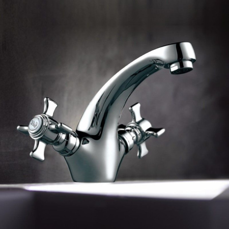 смеситель для раковины haiba hb1024 цвет хром