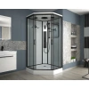 душевая кабина niagara premium 100x100 ng-6902-01gd black с гидромассажем