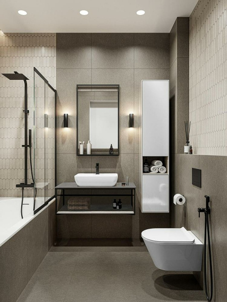 Керамогранит Kerama Marazzi Джиминьяно коричневый лаппатированный обрезной DD519522R 60х119,5 см