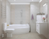 Керамическая плитка Kerama Marazzi Сияние беж структура настенная 25х40 см