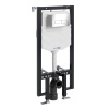 Система инсталляции для унитазов WasserKraft Vils 56TLT.010.ME.CH03 с панелью смыва, цвет хром