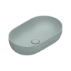 раковина catalano sfera 0522610028 накладная, 60x37 см, acqua satinato