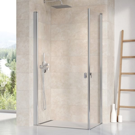 Душевой уголок Ravak Chrome CRV1-100 1QVA0C01Z1 профиль хром, стекло прозрачное