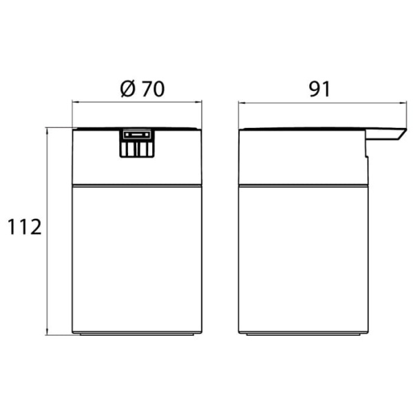 Дозатор для мыла Emco System2 3521 001 11 хром