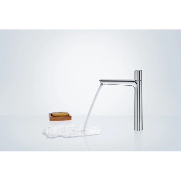 смеситель для раковины 240 без донного клапана hansgrohe talis select e
