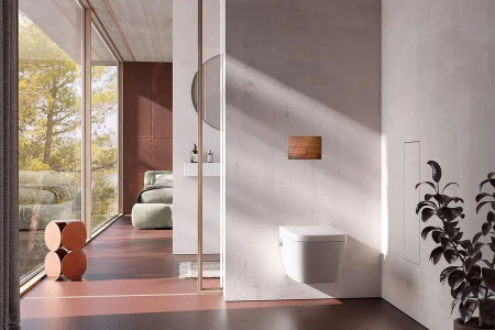 кнопка смыва tece tecesquare 9240802 для инсталляции, белый/хром