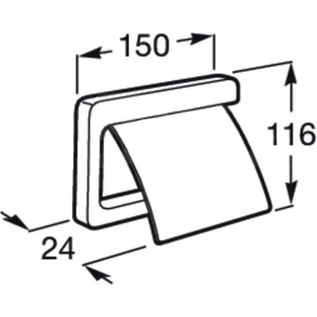 держатель туалетной бумаги roca tempo 817033022