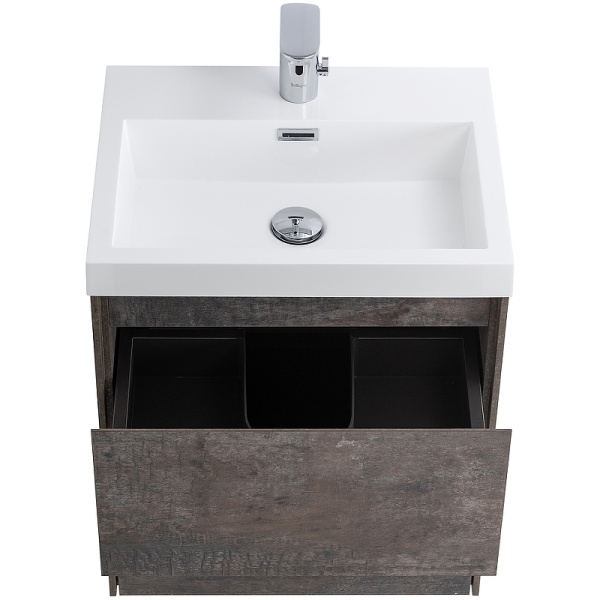тумба под раковину belbagno pietra mini 50 pietra mini-500-2c-so-pt подвесная stone