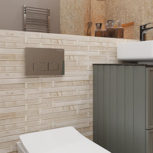 клавиша для инсталляции charus elegia fp.320.21.01, хром глянцевый