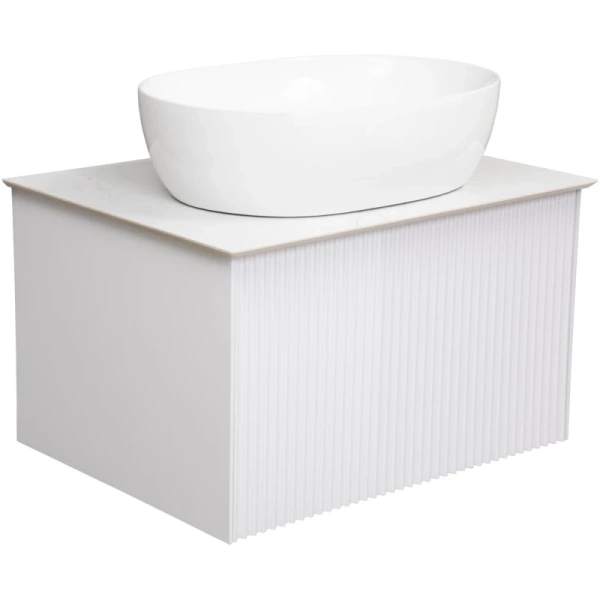 тумба белый матовый 59 см la fenice terra fnc-01-ter-b-60