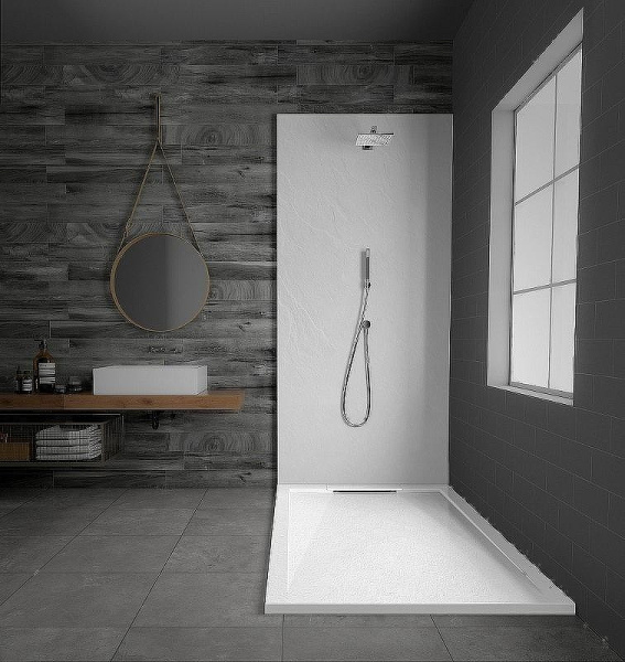 душевой поддон из искусственного камня esbano luxe esp-lx100w 100×100 esplx 100w белый матовый