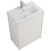 тумба под раковину belbagno kraft39-600/390-2c-pia-bo, напольная, цвет bianco opaco