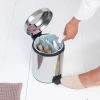мусорное ведро brabantia newicon 280481 2х2 л, стальное полированное